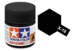 Tamiya 81518 - Acryl X-18 Semi Gloss Black (10ml)